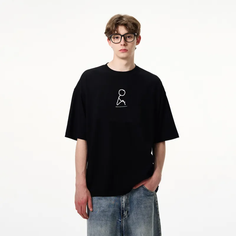 WOHOO T Shirts Unisex Black-3