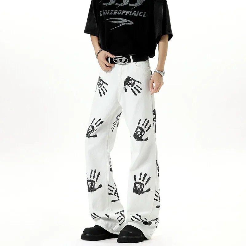 WOHOO Jeans Unisex White-3