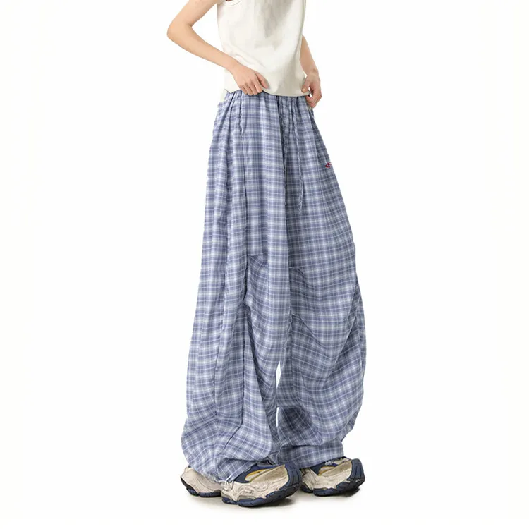 WOHOO Casual Pants Unisex Blue-2