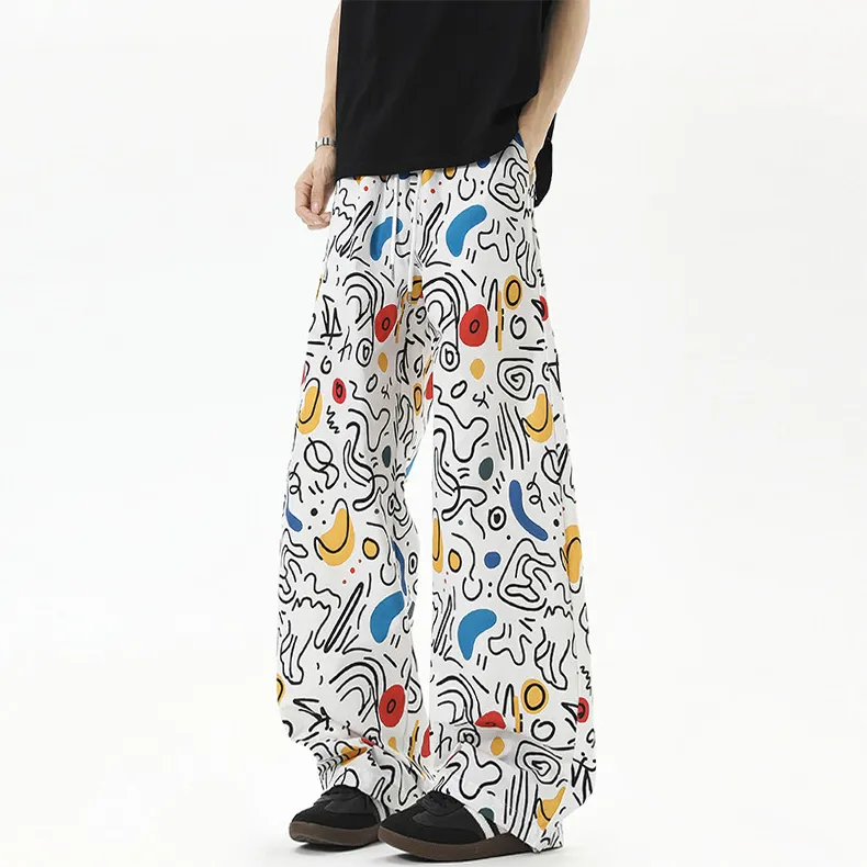 WOHOO Casual Pants Unisex White-2