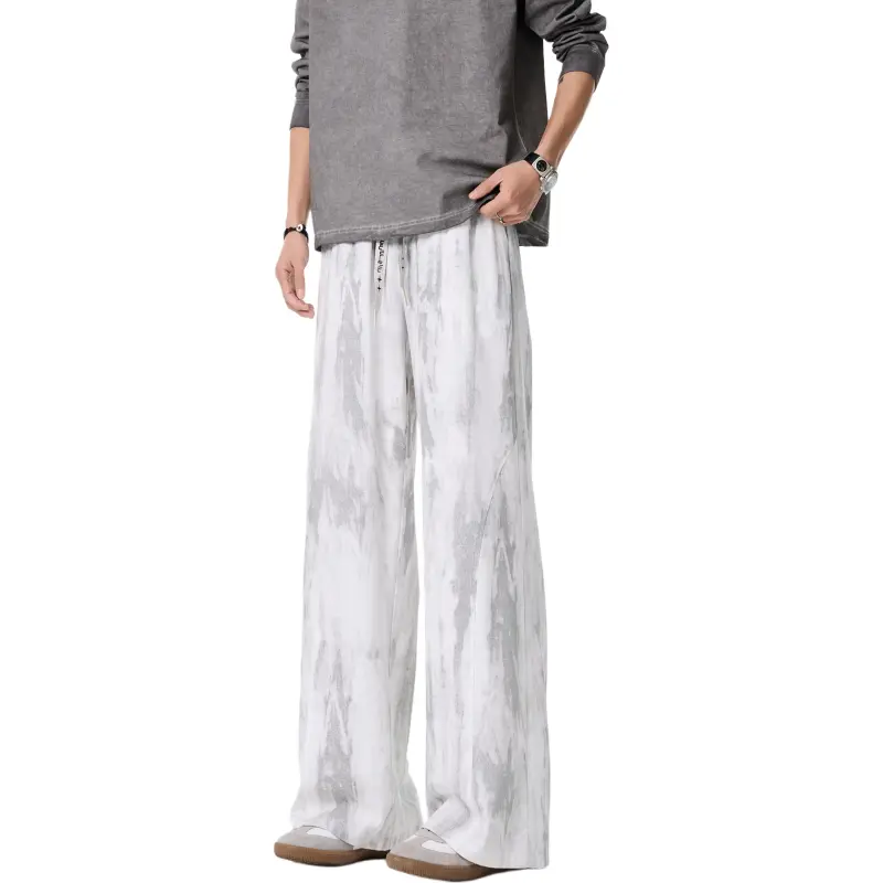 PAINT STAIN Casual Pants Unisex-4