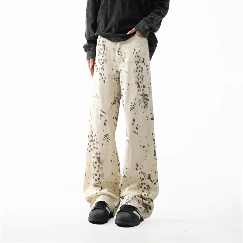 WOHOO Jeans Unisex Leopard Print-1