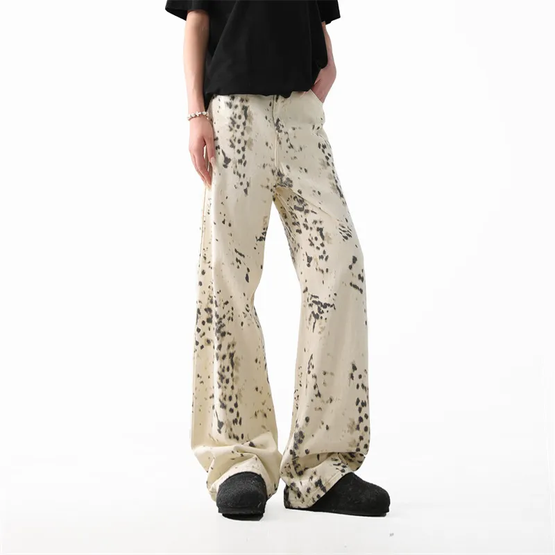 WOHOO Jeans Unisex Leopard Print-3