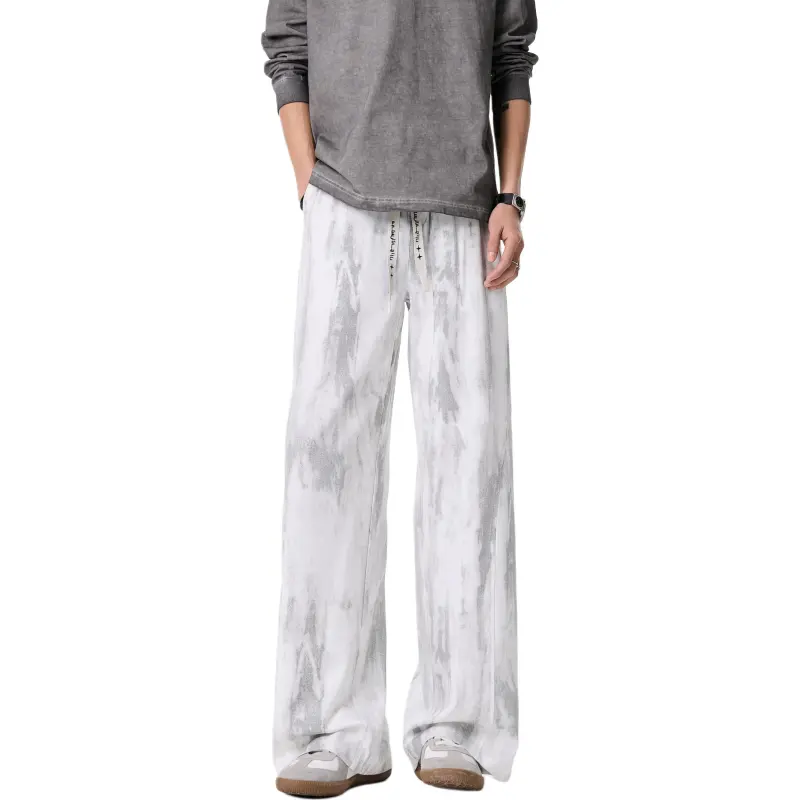 PAINT STAIN Casual Pants Unisex-3