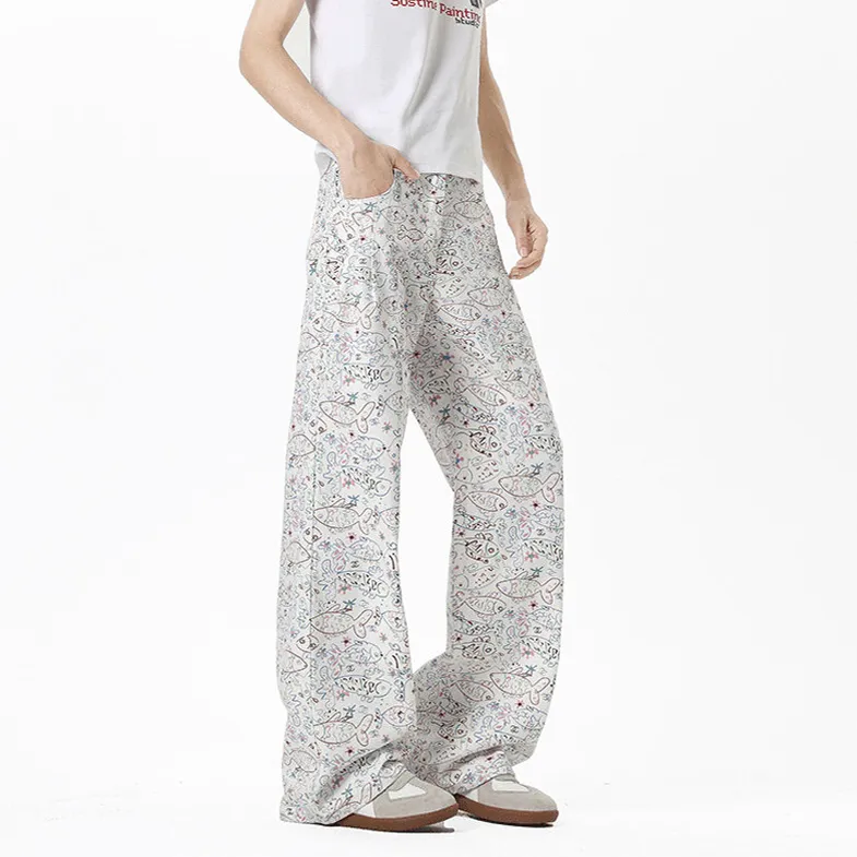WOHOO Jeans Unisex White-3