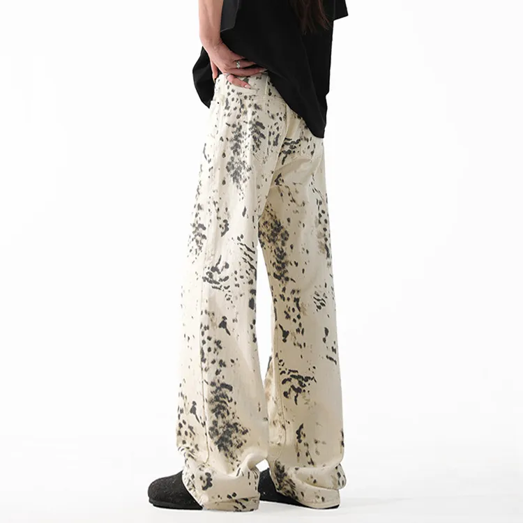 WOHOO Jeans Unisex Leopard Print-5