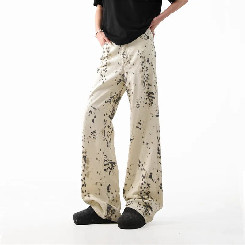 WOHOO Jeans Unisex Leopard Print-2