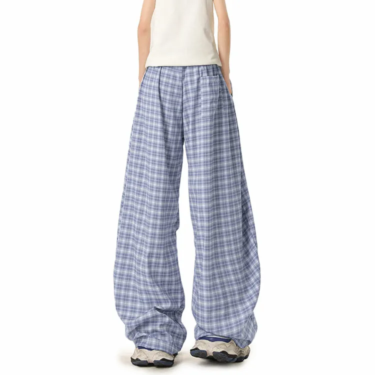 WOHOO Casual Pants Unisex Blue-4