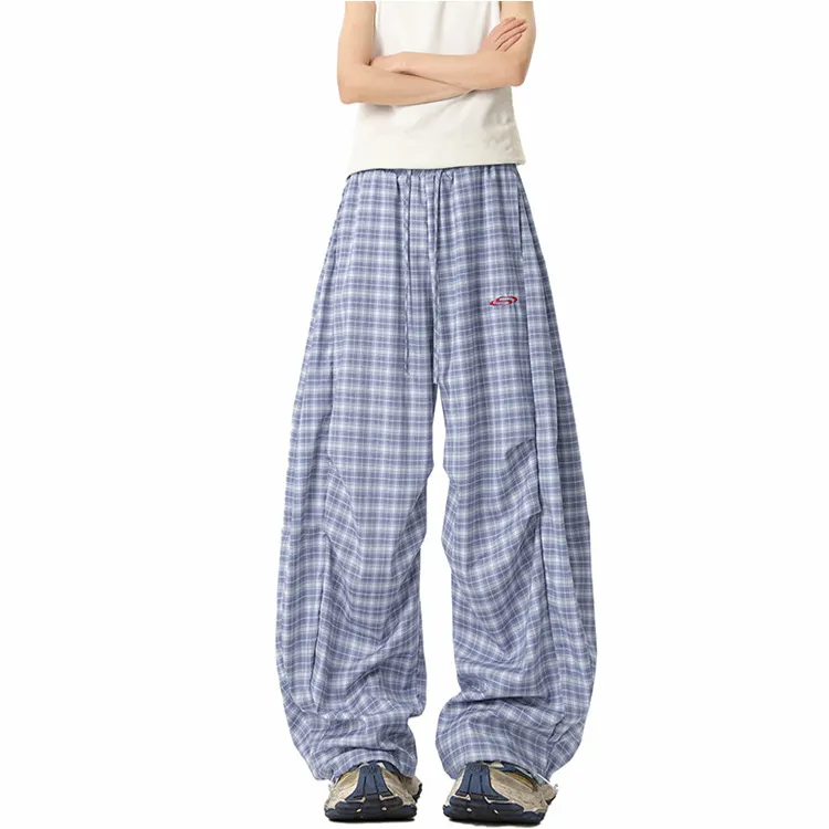 WOHOO Casual Pants Unisex Blue-3