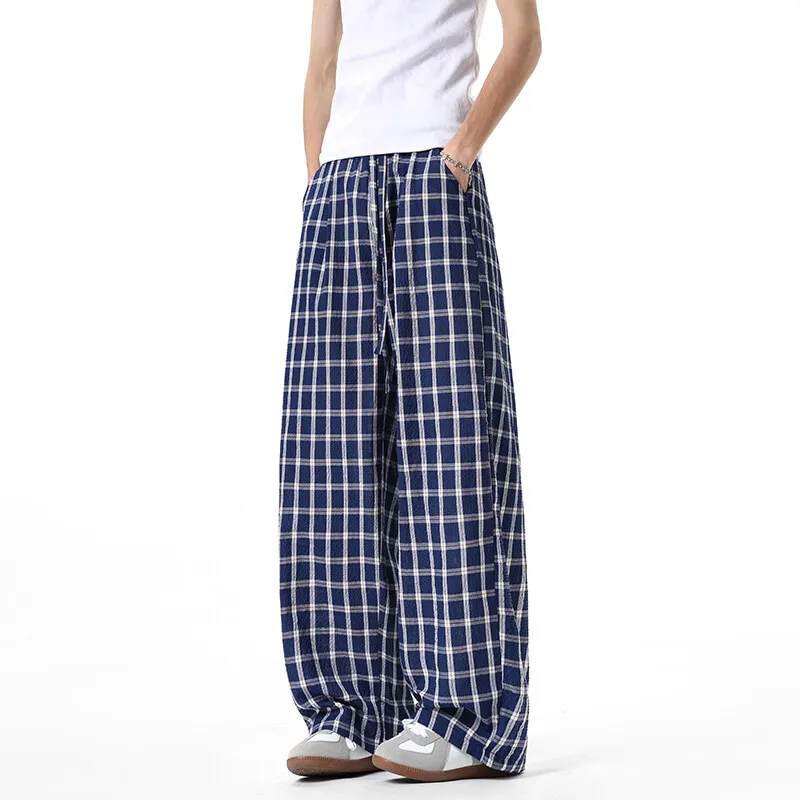 WOHOO Casual Pants Unisex Blue-1