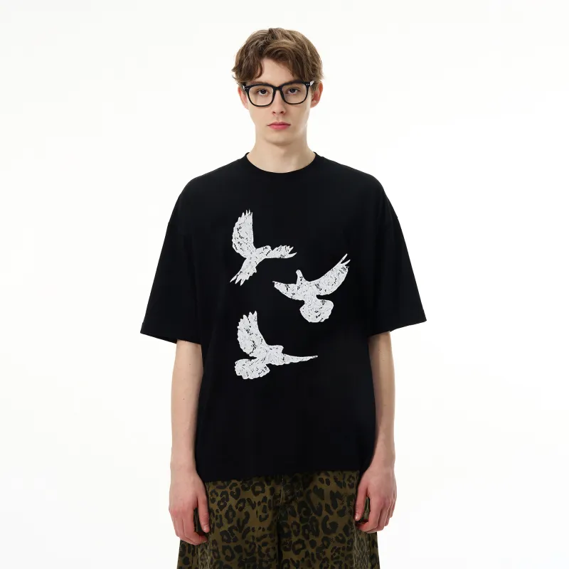 WOHOO T-Shirts Unisex Black-2