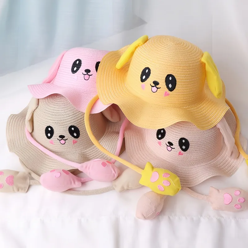 Yalu Cotton Yarn Sun Protection Hats Kids'-13