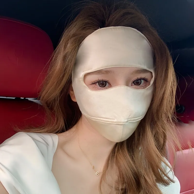 Yalu Silk Sun Protection Masks Women's-8