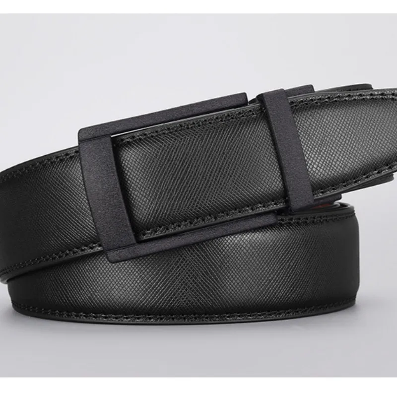 Yalu Split Leather With Overlay Film Leather Belts Men's 3.5cm-7