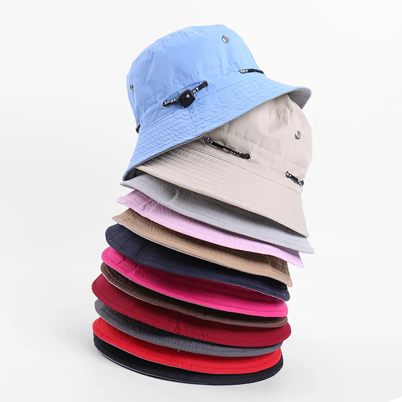 Yalu Acrylic Bucket Hats Unisex-22