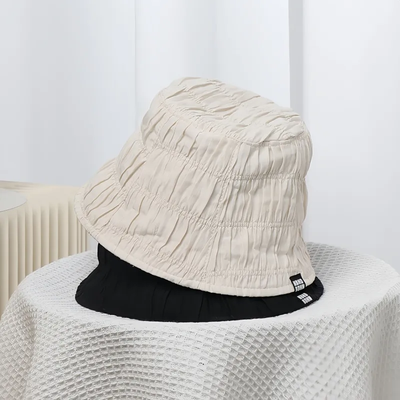 Yalu Polyester Bucket Hats Women's-4