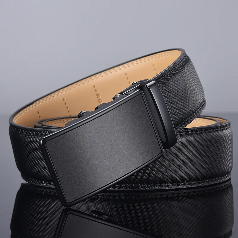 Yalu Cow Split Leather Belts Men's 3.5CM-2