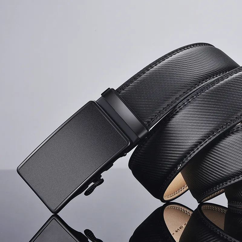 Yalu Cow Split Leather Belts Men's 3.5CM-4