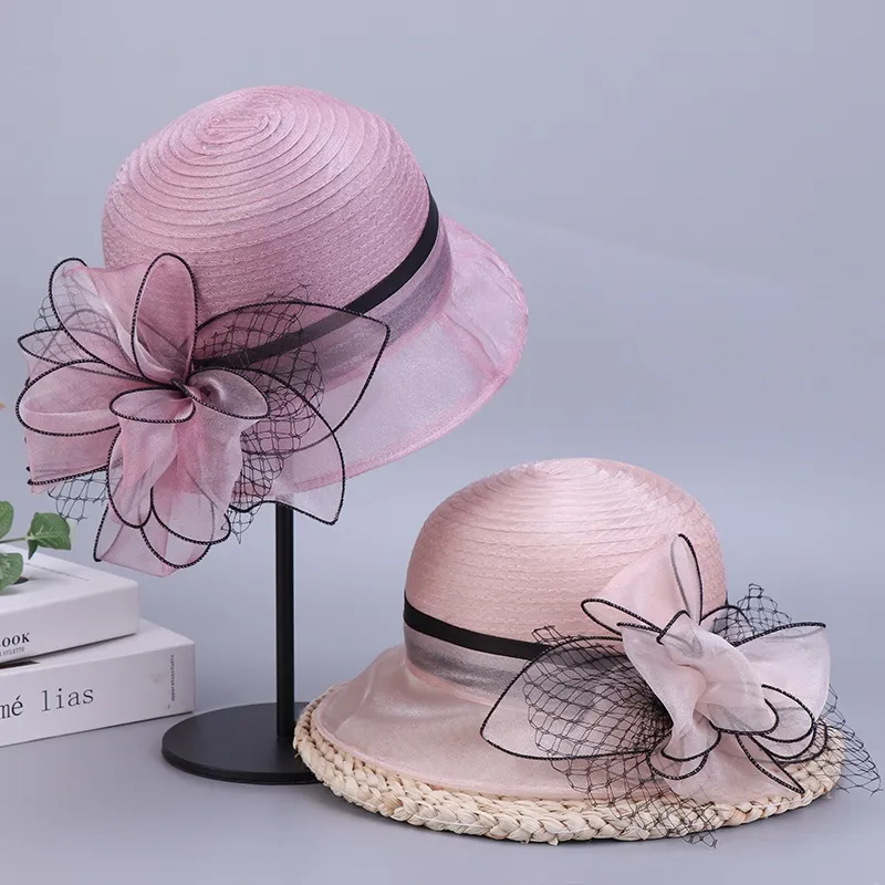 Yalu Organza Bucket Hats Women's-8