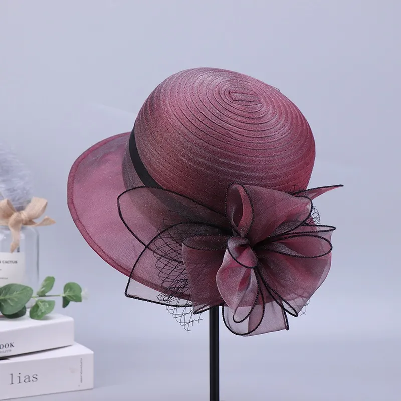 Yalu Organza Bucket Hats Women's-9