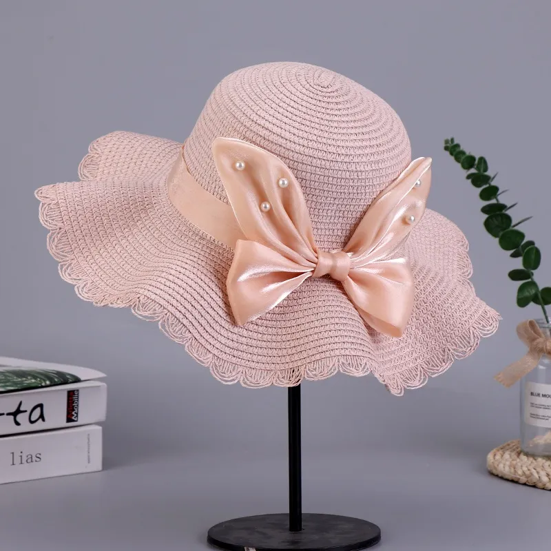 Yalu Straw Woven Sun Protection Hats Women's-5