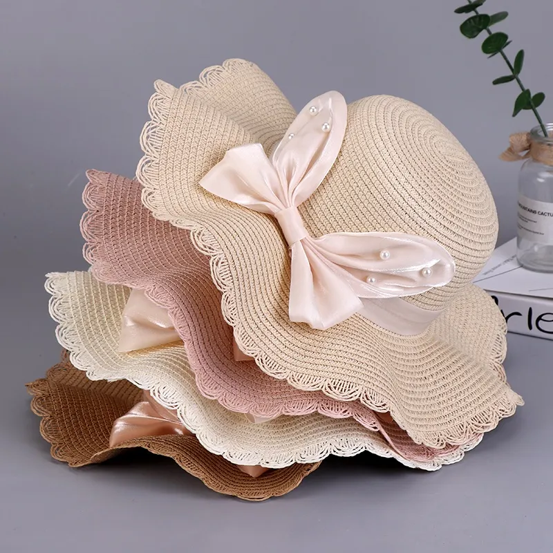 Yalu Straw Woven Sun Protection Hats Women's-6