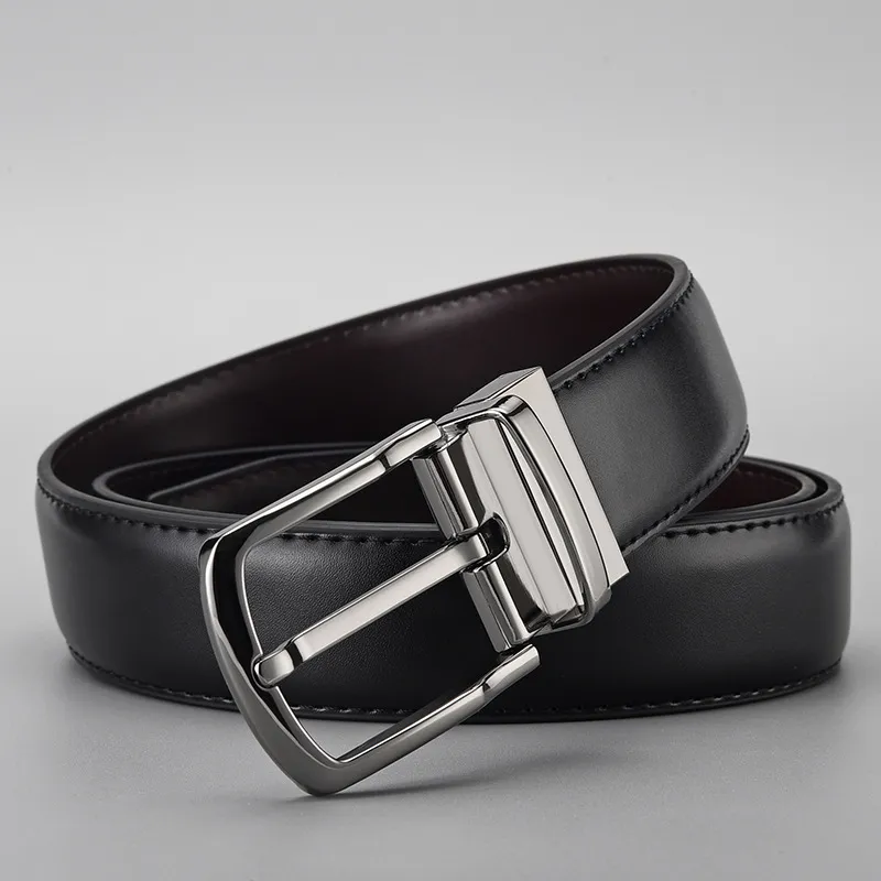 Yalu Bovine Split Transfer Leather Belts Men's 3.4cm-5