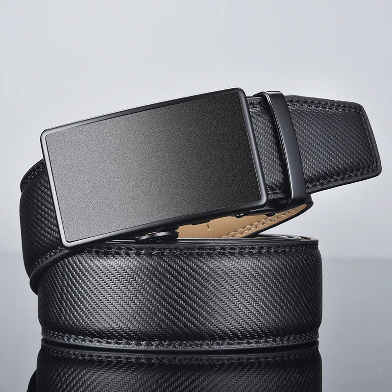 Yalu Cow Split Leather Belts Men's 3.5CM-5