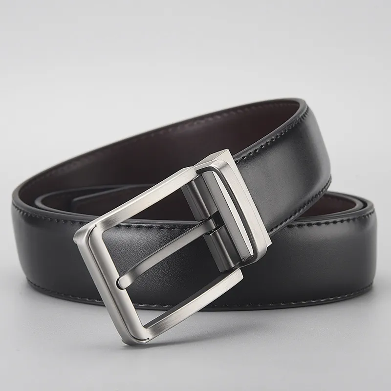 Yalu Bovine Split Transfer Leather Belts Men's 3.4cm-1