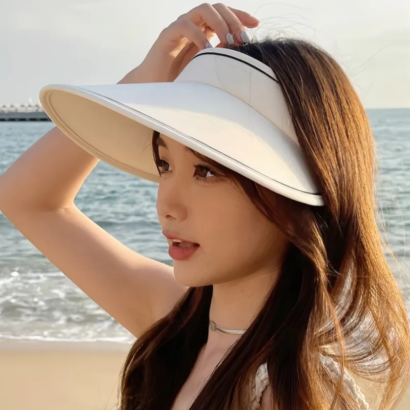 Yalu PVC Sun Protection Hats Women's-4