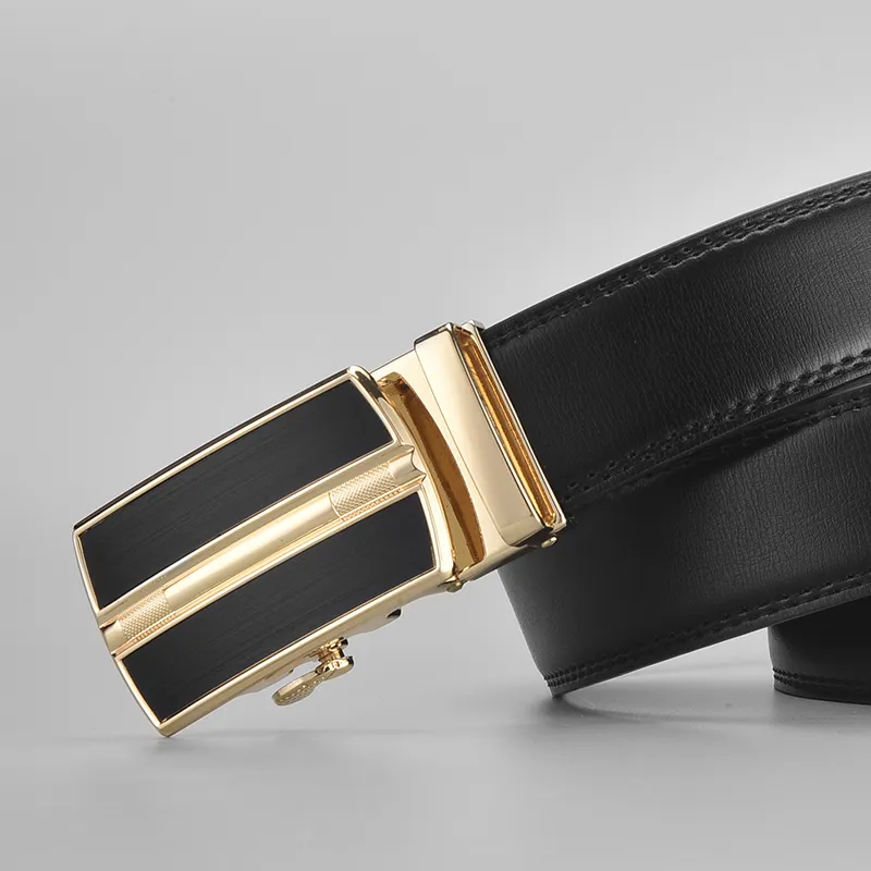 Yalu Split Laminated Leather Belts Men's Width 3.5cm-8