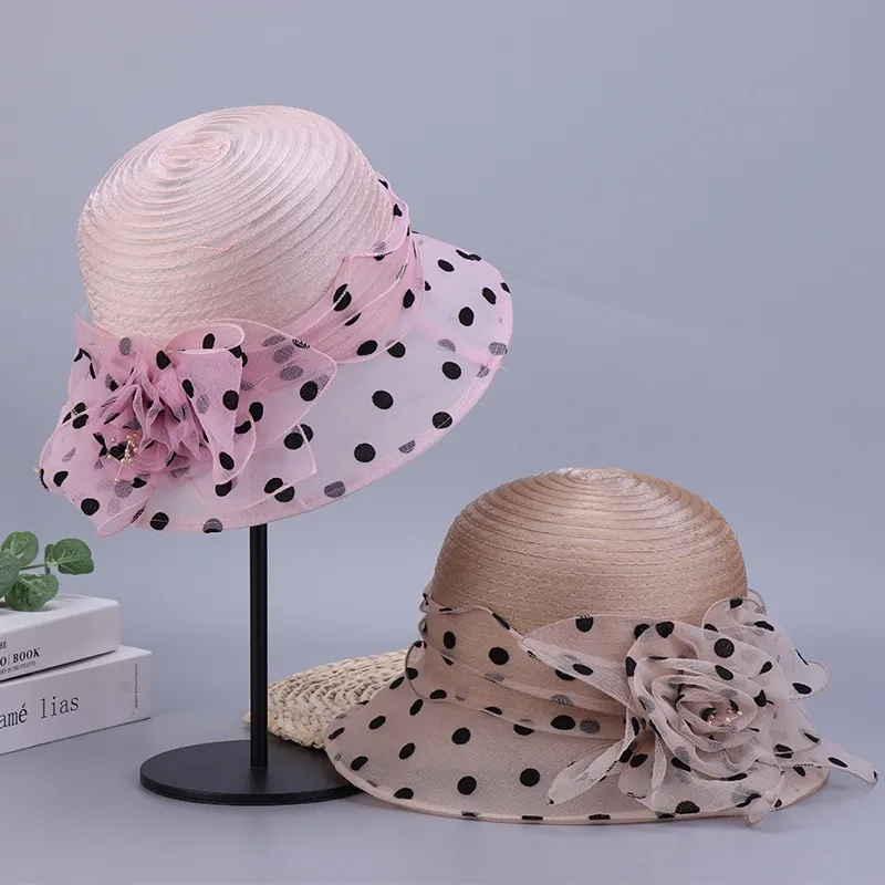 Yalu Organza Sun Protection Hats Women's-7