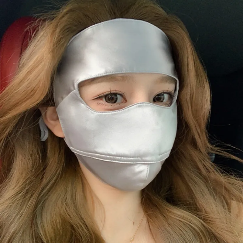 Yalu Silk Sun Protection Masks Women's-7