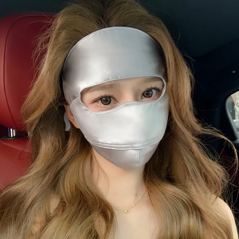 Yalu Silk Sun Protection Masks Women's-6