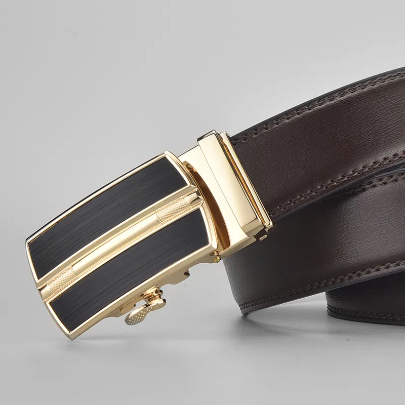 Yalu Split Laminated Leather Belts Men's 3.5CM-11