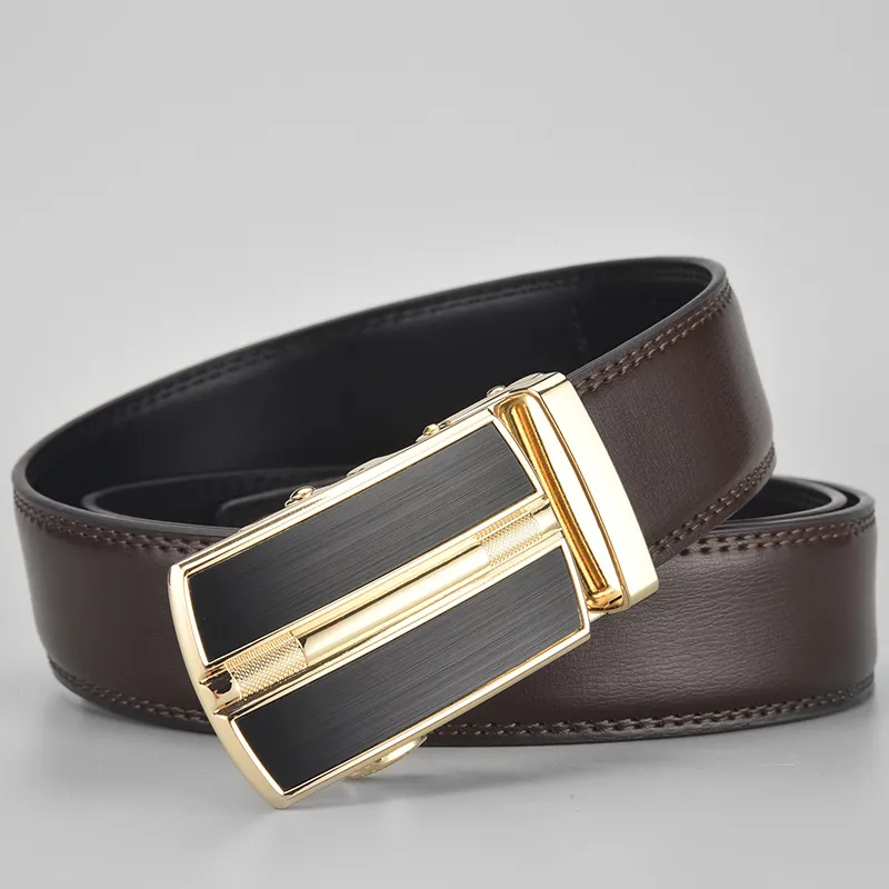 Yalu Split Laminated Leather Belts Men's 3.5CM-10