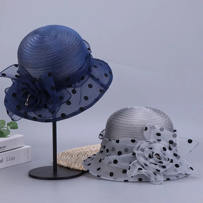 Yalu Organza Sun Protection Hats Women's-8
