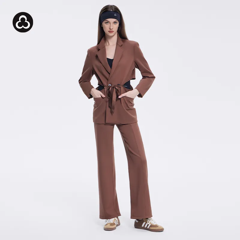 TITIKAACTIVE Casual Pants Women's Sun Dried Brown-5