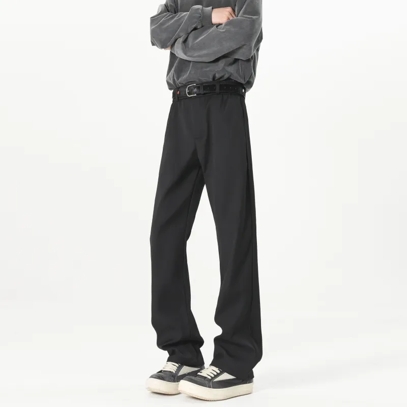 TESTUNG Fashion Casual Pants Unisex Classic Black-10