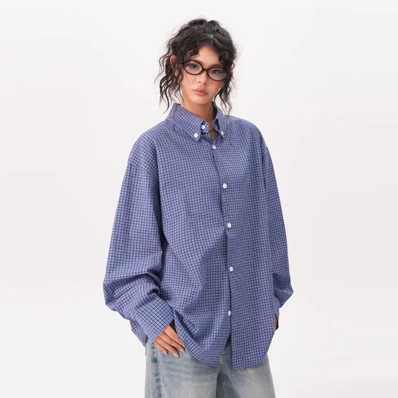 PAINT STAIN Shirts Unisex Blue-3