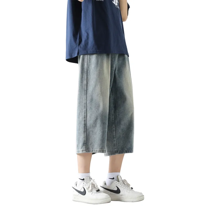 GOODHENLCE Denim Shorts Unisex-12