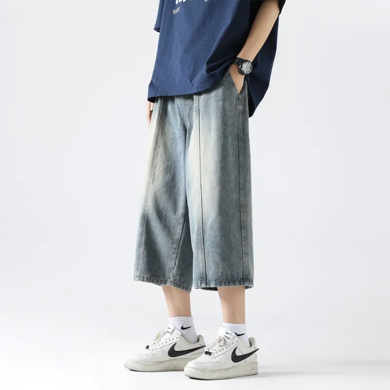 GOODHENLCE Denim Shorts Unisex-13