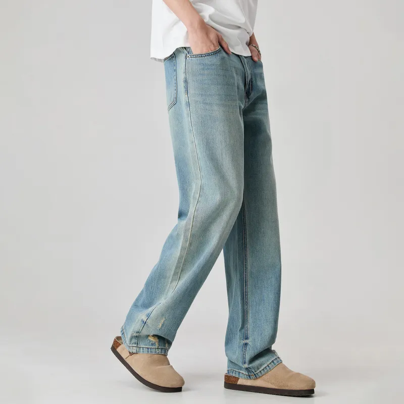 Jeans Men's Cloisonne Blue Artifacts-4