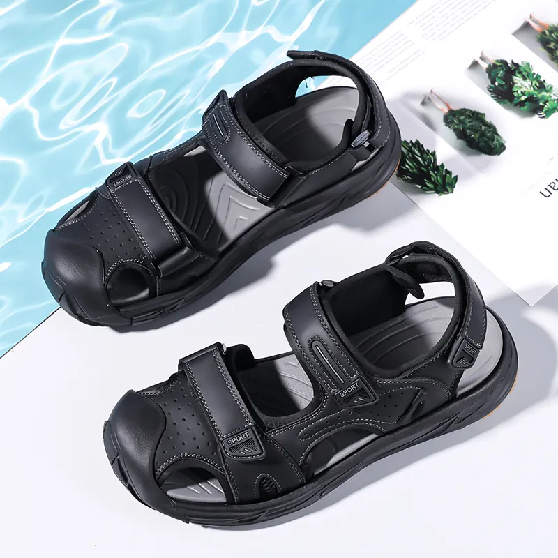 POPULAR ROUSE PR River Trekking Shoes Men's Black-4