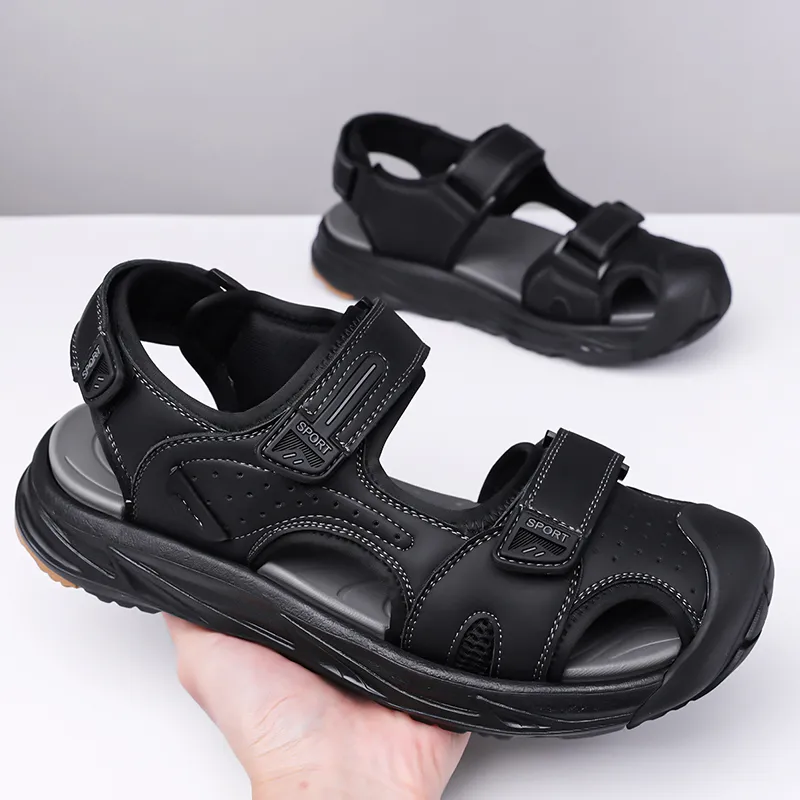 POPULAR ROUSE PR River Trekking Shoes Men's Black-3