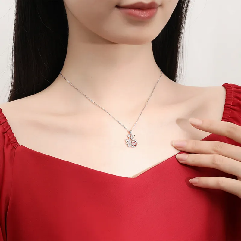 IWE S925 Silver Necklaces Women's-1