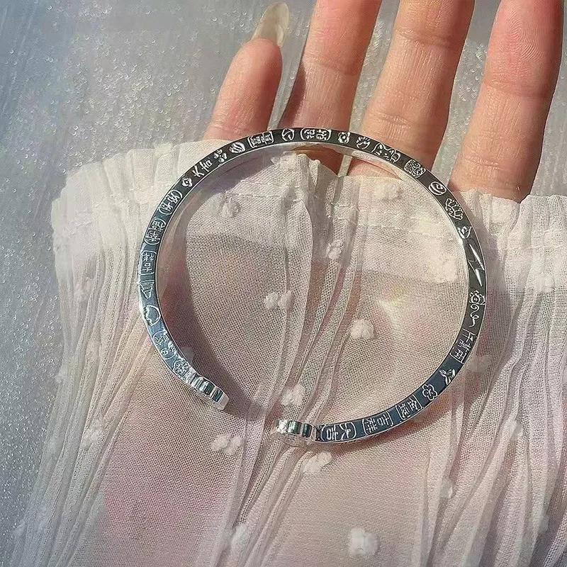 IWE S 999 Fine Silver Sterling Silver Bracelets Women's-3