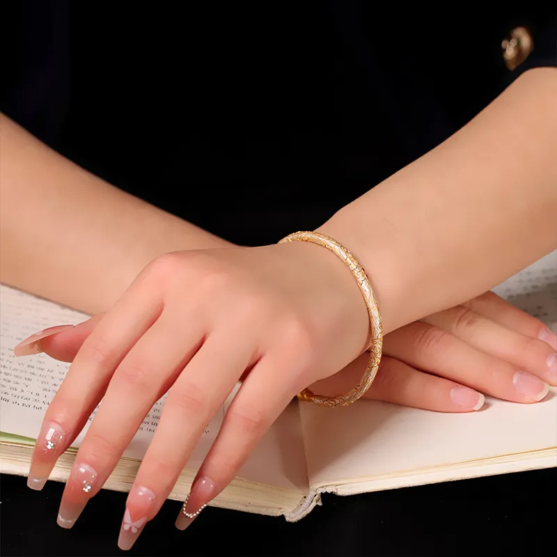 IWE 999 Fine Silver Bangles Women's-4