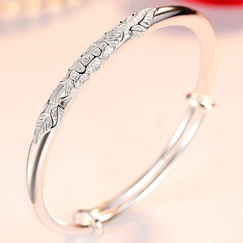 IWE S999 Fine Silver Sterling Silver Bracelets Women's-3