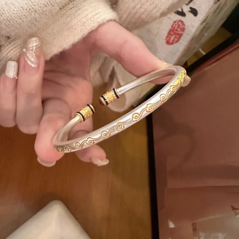 IWE 999 Fine Silver Bangles Women's-6